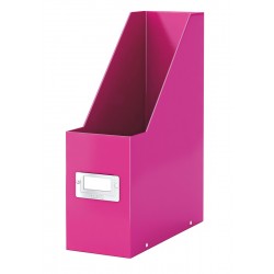 Suport Vertical Leitz Wow Click & Store, Pentru Documente, Carton Laminat, A4, Roz Suport Vertical Leitz Wow Click & Store, Pentru Documente, Carton Laminat, A4, Roz