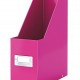 Suport Vertical Leitz Wow Click & Store, Pentru Documente, Carton Laminat, A4, Roz