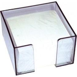 Suport Plastic Pt, Cub Hartie, 9x9x7 Cm-transparent Suport Plastic Pt, Cub Hartie, 9x9x7 Cm-transparent