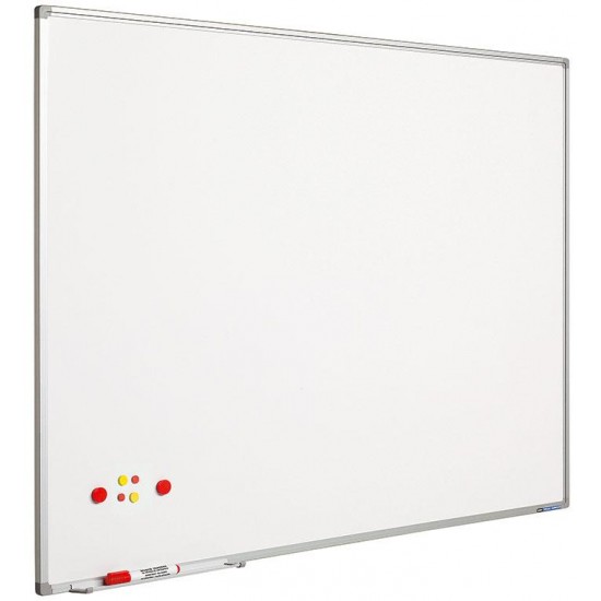 Tabla Alba Magnetica 120 X 200 Cm, Profil Aluminiu Sl, Smit