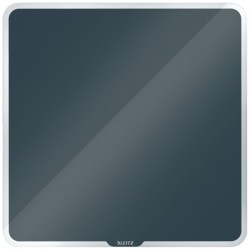 Tabla Leitz Cosy, Sticla, Magnetica, 45x45 Cm, Marker Inclus, Gri Antracit