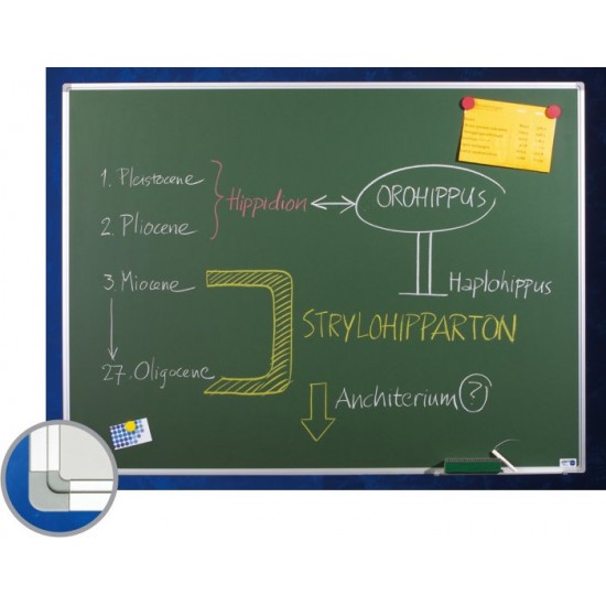 Tabla Magnetica Emailata, Pentru Creta 120 X 240 Cm, Profil Aluminiu Sl, Smit