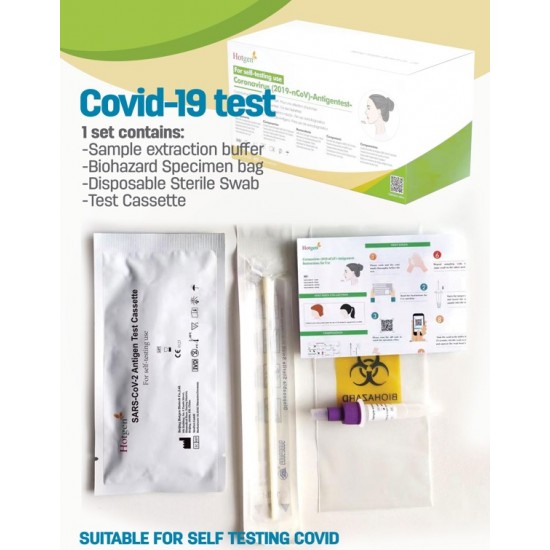 Test Antigen Pentru Depistarea Covid 19, 5 Buc/set, Hotgen