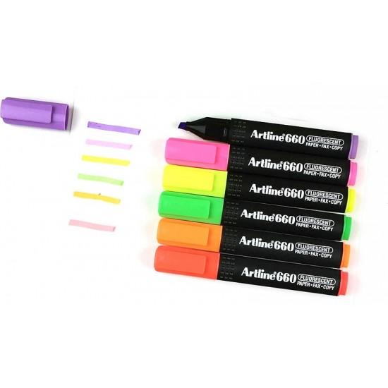 Textmarker Artline 660, Varf Tesit 1.0-4.0mm - Mov