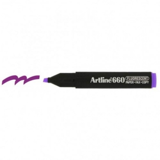 Textmarker Artline 660, Varf Tesit 1.0-4.0mm - Mov