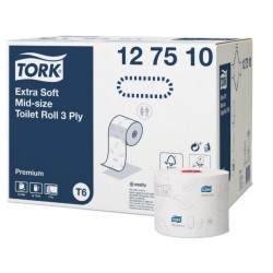 Hartie Igienica Tork Premium Extra Soft , 3 Straturi, 9.7cm X 70m, 27 Role/bax - Alba