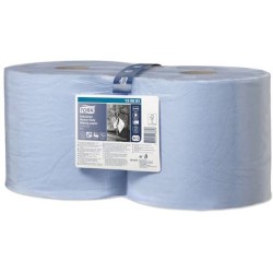 Rola Hartie Absorbanta Industriala Tork Heavy-duty, 2 Straturi, 23,5cm X 170m, 2 Role/bax - Albastra
