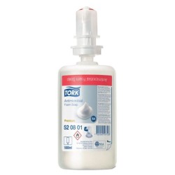 Rezerva Sapun Spuma Tork Premium Antimicrobian,1000ml, Pentru Spalat Pe Maini