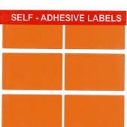 Etichete Color Autoadezive, 8/a4, 99.1 X 67.7mm, 25 Coli/top, Tanex - Orange Fluorescent