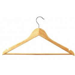 Umeras Din Lemn, Pentru Haine, Cu Suport Pentru Pantaloni, Unilux Woody