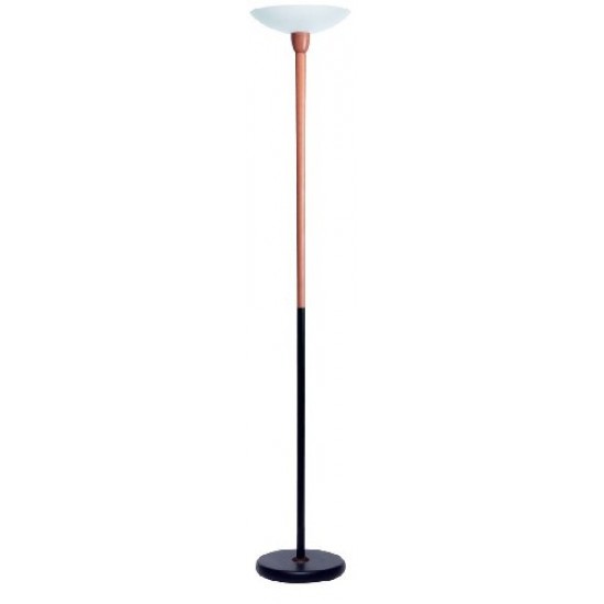 Lampadar Fluorescent Unilux 928 - Negru/lemn Natur
