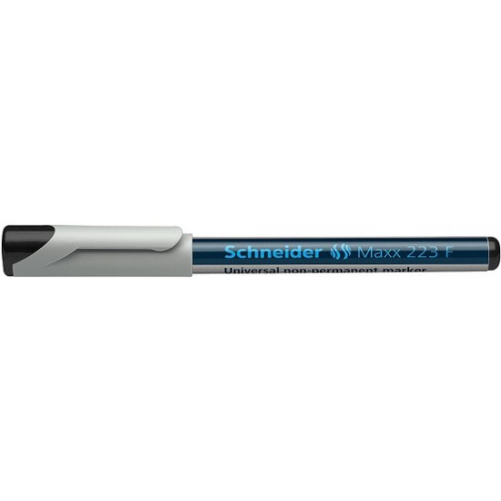 Universal Non-permanent Marker Schneider Maxx 223 F, Varf 0.7mm - Negru