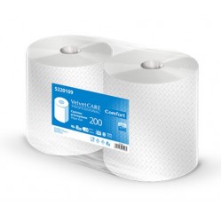 Rola Prosop Hartie Alba, 2 Straturi, 800portii, 200m, 2role/set, Uz Industrial, Velvet Professional
