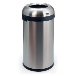 Cos Metalic Pentru Reziduuri, 60 Litri, Vepa Bins - Crom Cos Metalic Pentru Reziduuri, 60 Litri, Vepa Bins - Crom