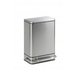 Cos Metalic Cu Capac Din Plastic, Soft Touch, 38 Litri, Vepa Bins Simplehuman- Stainless Steel Mat Cos Metalic Cu Capac Din Plastic, Soft Touch, 38 Litri, Vepa Bins Simplehuman- Stainless Steel Mat