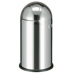 Cos Metalic Anti-foc, Pentru Reziduuri, 50 Litri, Vepa Bins Pushboy - Stainless Steel Cos Metalic Anti-foc, Pentru Reziduuri, 50 Litri, Vepa Bins Pushboy - Stainless Steel