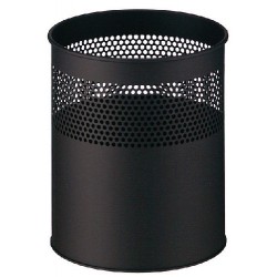 Cos Metalic De Birou, Cu Perforatii, Pentru Hartii, 15 Litri, Vepa Bins - Negru Cos Metalic De Birou, Cu Perforatii, Pentru Hartii, 15 Litri, Vepa Bins - Negru