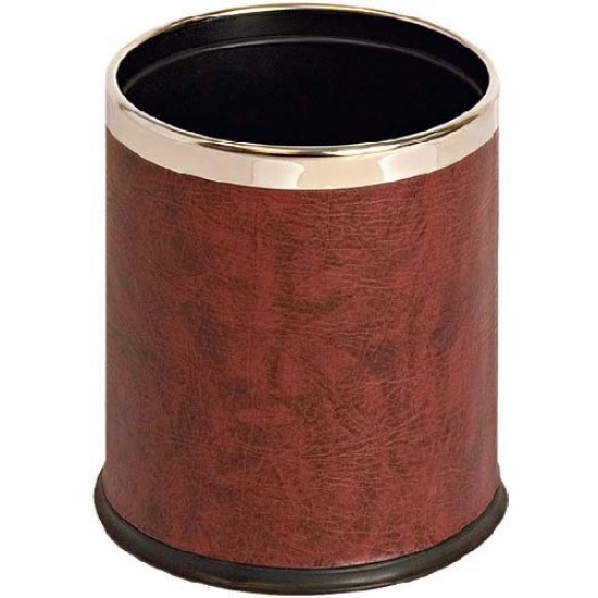 Cos Din Plastic Pentru Hartii, 20 Litri, Vepa Bins - Burgundy/crom
