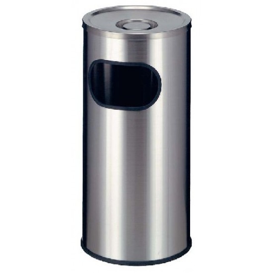 Cos Metalic Cu Scrumiera, 30 Litri, Vepa Bins - Stainless Steel
