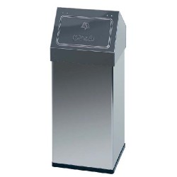 Cos Metalic Cu Capac Pentru Reziduuri, 55 Litri, Vepa Bins Carro - Stainless Steel Cos Metalic Cu Capac Pentru Reziduuri, 55 Litri, Vepa Bins Carro - Stainless Steel