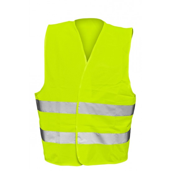 Vesta Reflectorizanta, 100% Polyester, Standard En471, Cu Arici - Galbena