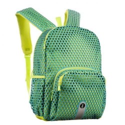 Rucsac Zipit Mesh Light Blue & Green, Cu Buzunare Laterale