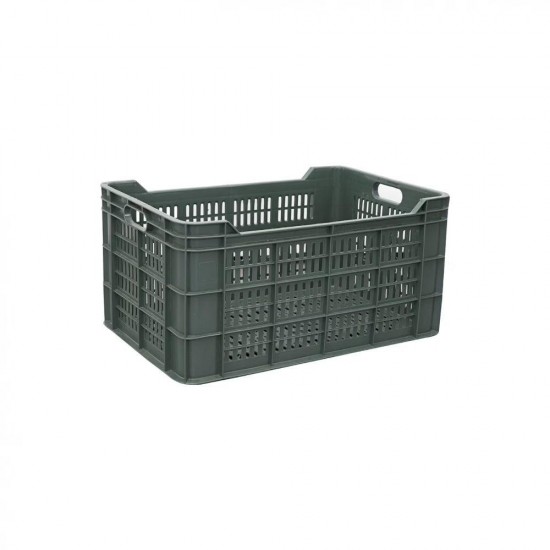 Naveta din Plastic M30 Culoare Verde, Dimensiune 600X400X300, Lada Plastic HDPE