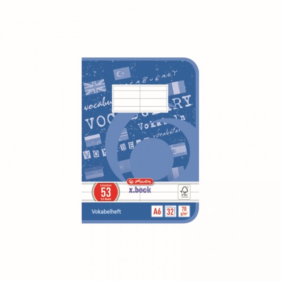 Vocabular Herlitz 36 File, Dimensiune 100 x 140 mm