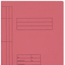 Dosar Sina Elba Smart A4, Carton Manila 250g/mp, Blue Angel, Capacitate 200 File, Culoare Rosu