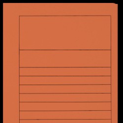 Dosar Plic Elba Smart A4, Carton Manila 250g/mp, Blue Angel, Capacitate 150 File, Culoare Portocaliu