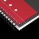 Agenda Organizator Oxford International Notebook, A5+ 80f, Hartie Optik 90g/mp, Spira Dubla, Scribzee, Coperta Plastifiata Rigida, Pefc, Margini Duble Si Antet, Microperforatii Si 10 Perforatii, Patratele, Culoare Gri