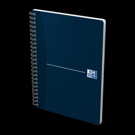 Caiet Organizator Oxford Office Essentials, A5 90f, Hartie Optik 90g/mp, Spira Dubla, Scribzee, Coperta Plastifiata Flexibila, Pefc, Ecolabel, Margine Dubla Si Antet, Pagina Info Personale, Patratele, Diverse Culori