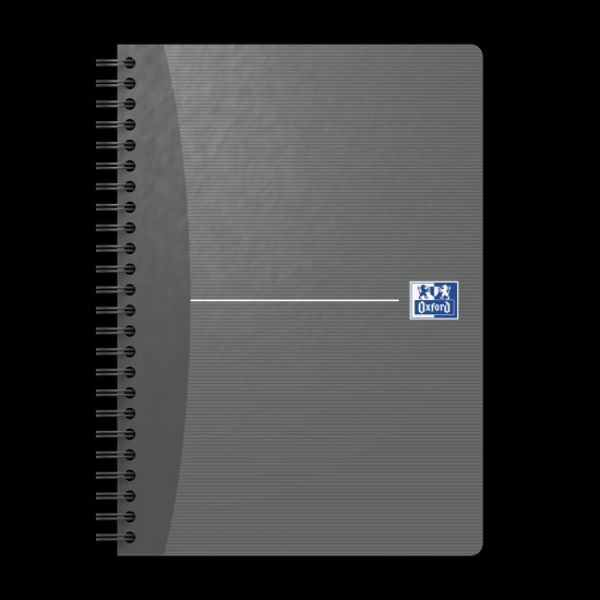 Caiet Organizator Oxford Office Essentials, A5 90f, Hartie Optik 90g/mp, Spira Dubla, Scribzee, Coperta Plastifiata Flexibila, Pefc, Ecolabel, Margine Dubla Si Antet, Pagina Info Personale, Dictando, Diverse Culori