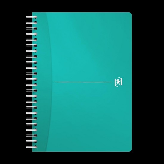 Caiet Organizator Oxford Office My Colours, A5 90f, Hartie Optik 90g/mp, Spira Dubla, Scribzee, Coperta Pp, Ecolabel, Margini Duble Si Antet, Dictando, Diverse Culori