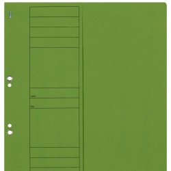 Dosar Cu Capse Elba Smart Eyelet A4 1/2, Carton Manila 250g/mp, Culoare Verde