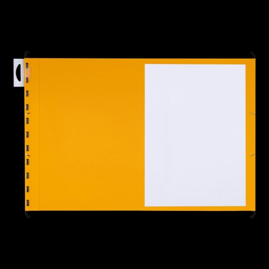 Dosar Suspendat Simplu Elba Ultimate A4, Carton 240g/mp, Blue Angel, Capacitate 330 File, Culoare Galben