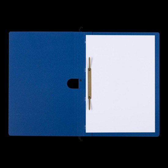 Dosar Suspendat Cu Sina Elba Ultimate A4, Carton 240g/mp, Blue Angel, Capacitate 200 File, Orificiu Deget Pentru Manevrare, Porteticheta, Culoare Albastru Inchis