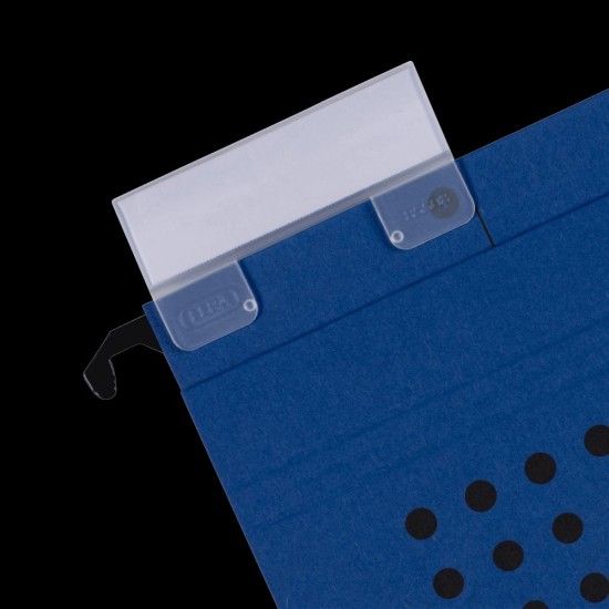 Dosar Suspendat Cu Sina Elba Ultimate A4, Carton 240g/mp, Blue Angel, Capacitate 200 File, Orificiu Deget Pentru Manevrare, Porteticheta, Culoare Albastru Inchis