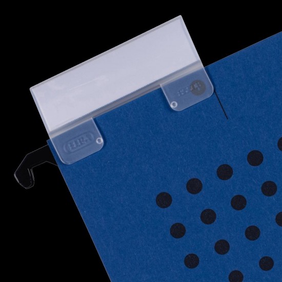 Dosar Suspendat Cu Burduf Elba Ultimate A4, Carton 240g/mp, Blue Angel, Capacitate 330 File, Porteticheta, Culoare Albastru Inchis