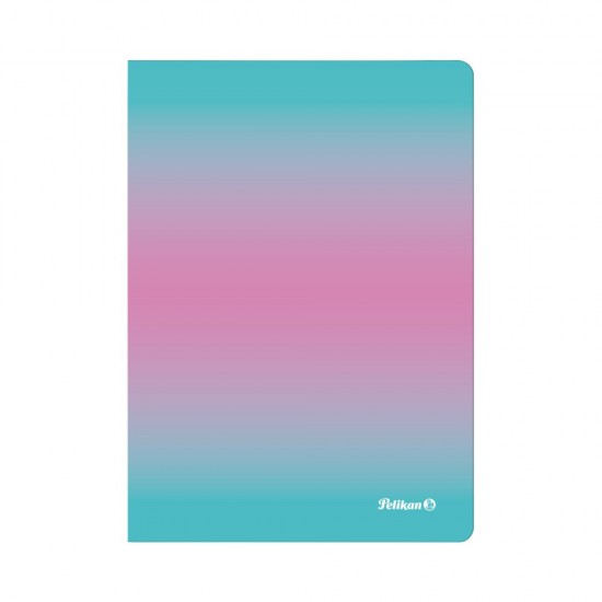 Caiet A5 Color Edition 80 File, Hartie 70g/mp, Patratele, Culoare Roz/menta