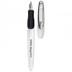 Stilou Herlitz My Pen M, Culoare Alb/Negru