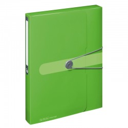 Mapa Pp A4 40mm Eotg Inchidere Buton Cu Elastic, Verde Opac