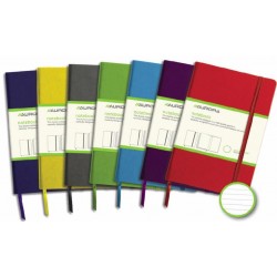 Caiet Cu Elastic, Coperti Rigide, 95 X 145mm, 96 File-80g/mp, Hartie Cream, Aurora - Dictando