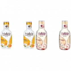Pachet Promo: 2x Spumant De Baie Malizia Cu Miere Si Ghimbir 1l + 2x Spumant De Baie Malizia Talco 1l