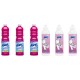Pachet Promo: 3x Solutie Pardoseli Asevi 1l Mio + 3x Asevi Odorizant Lichid 24h Wc Chicle, 200ml