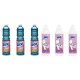 Pachet Promo: 3x Solutie Pardoseli Asevi 1l Cian + 3x Asevi Odorizant Lichid 24h Wc Chicle 200ml