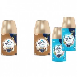 Pachet Promo: 2x Glade Odorizant Spray Rezerva Sandalwood&jasmine 269ml + 2x Glade Odorizant Spray Rezerva Ocean 269ml