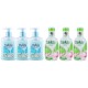 Pachet Promo: 3x Sapun Lichid Malizia  Muschio Bianco 300 Ml + 3x Spumant De Baie Malizia Cu Aloe & Magnolia, 1l