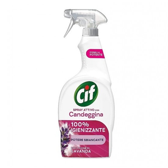 Pachet Promo: 2x Cif Spray Candeggina Lavanda 650 Ml + 2x Cif Cream Lemon 300 Ml