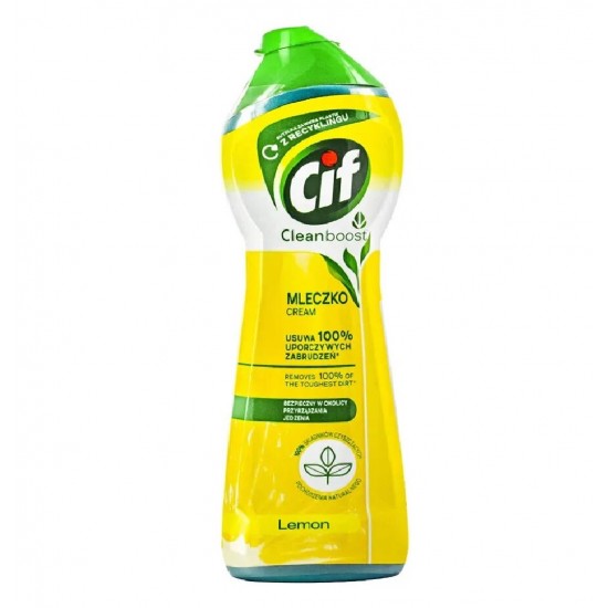 Pachet Promo: 2x Cif Spray Candeggina Lavanda 650 Ml + 2x Cif Cream Lemon 300 Ml